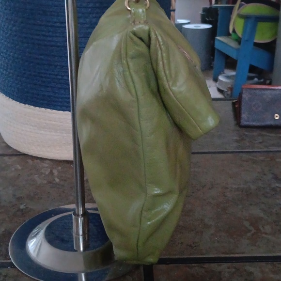 TORY BURCH OLIVE LEATHER THREE WAY HANDBAG - Picture 5 of 16